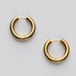 18k Gold 12mm Hoops