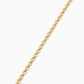 18k Gold Square Chain Necklace
