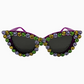 Cat Eye Rhinestone MG Sunglasses
