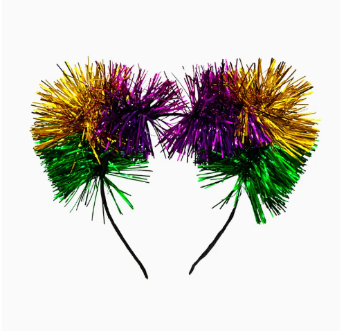 MG Cat Ear Pom Headband