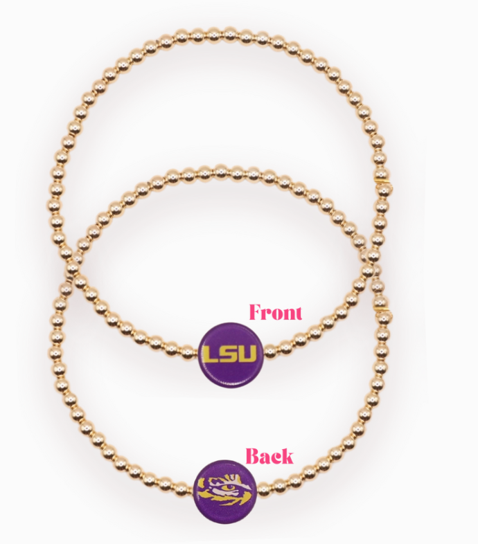 LSU Bracelet - GOLD