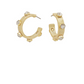 Rhinestone Mini Hoops