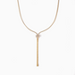 18K Lariat Necklace