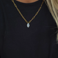 Gold + Diamond Pendant Necklace