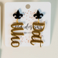 WHO DAT Earrings - Gold