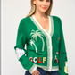 Par Tee Time Cardigan