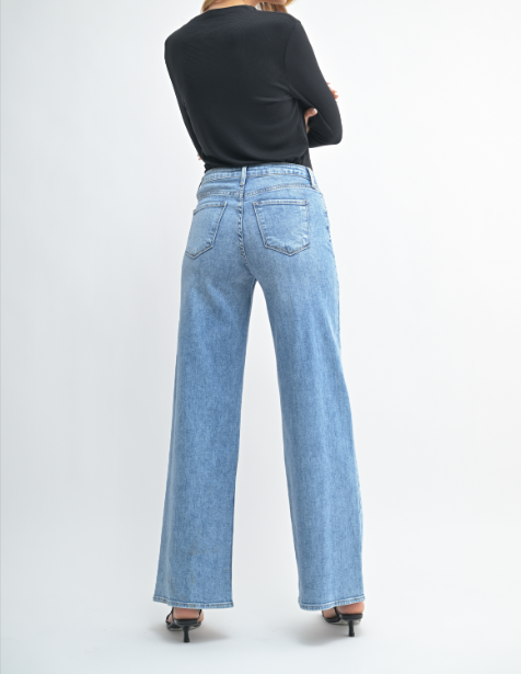Coastal Ease Wide Leg Jeans