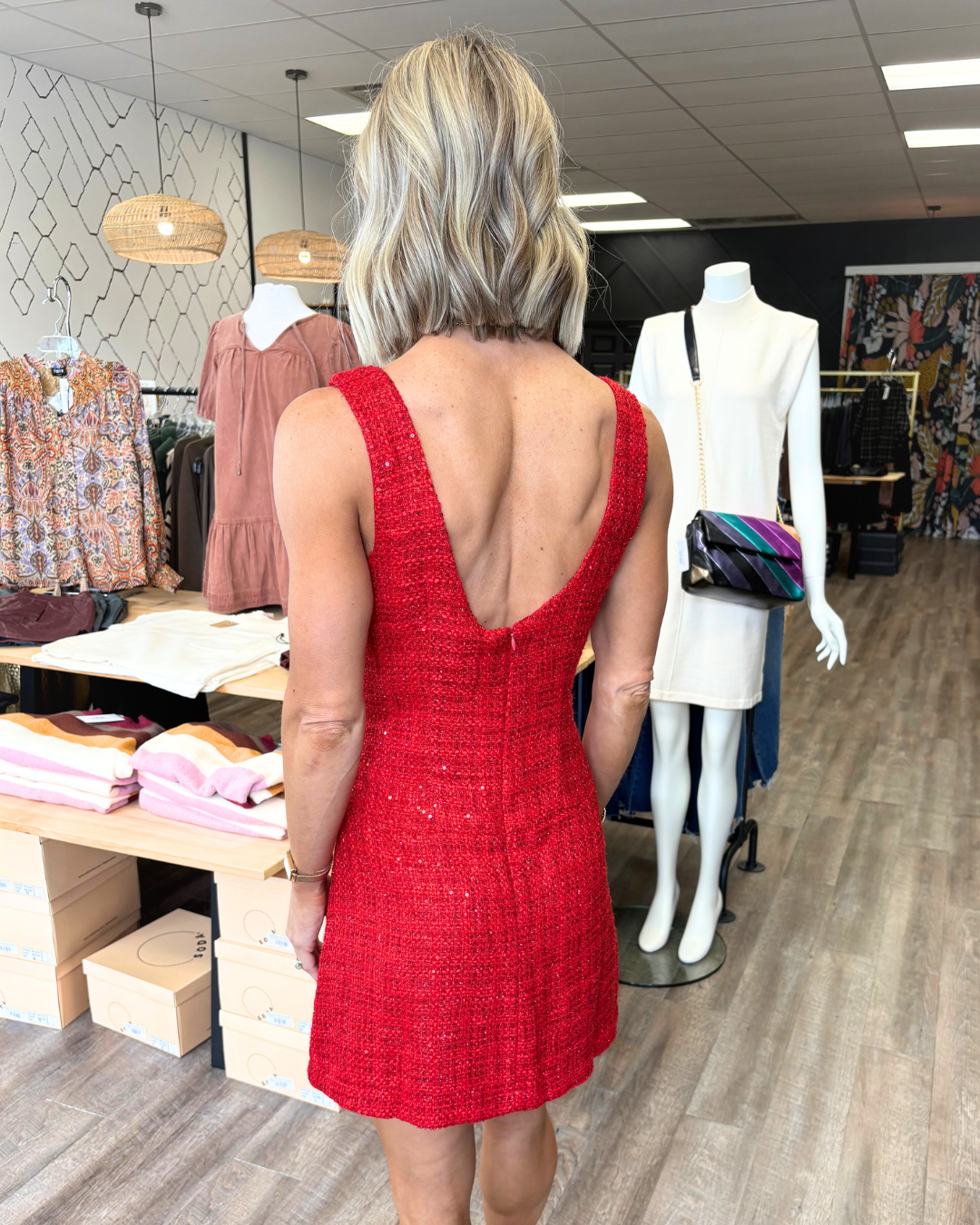 Lady In Red Dress