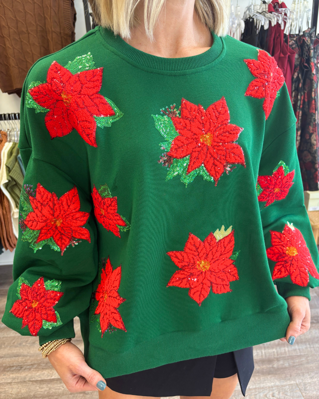 Poinsettia Sweatshirt