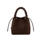 Suede Hadley Bag - DK. BROWN