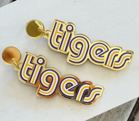 Retro Tigers Earrings