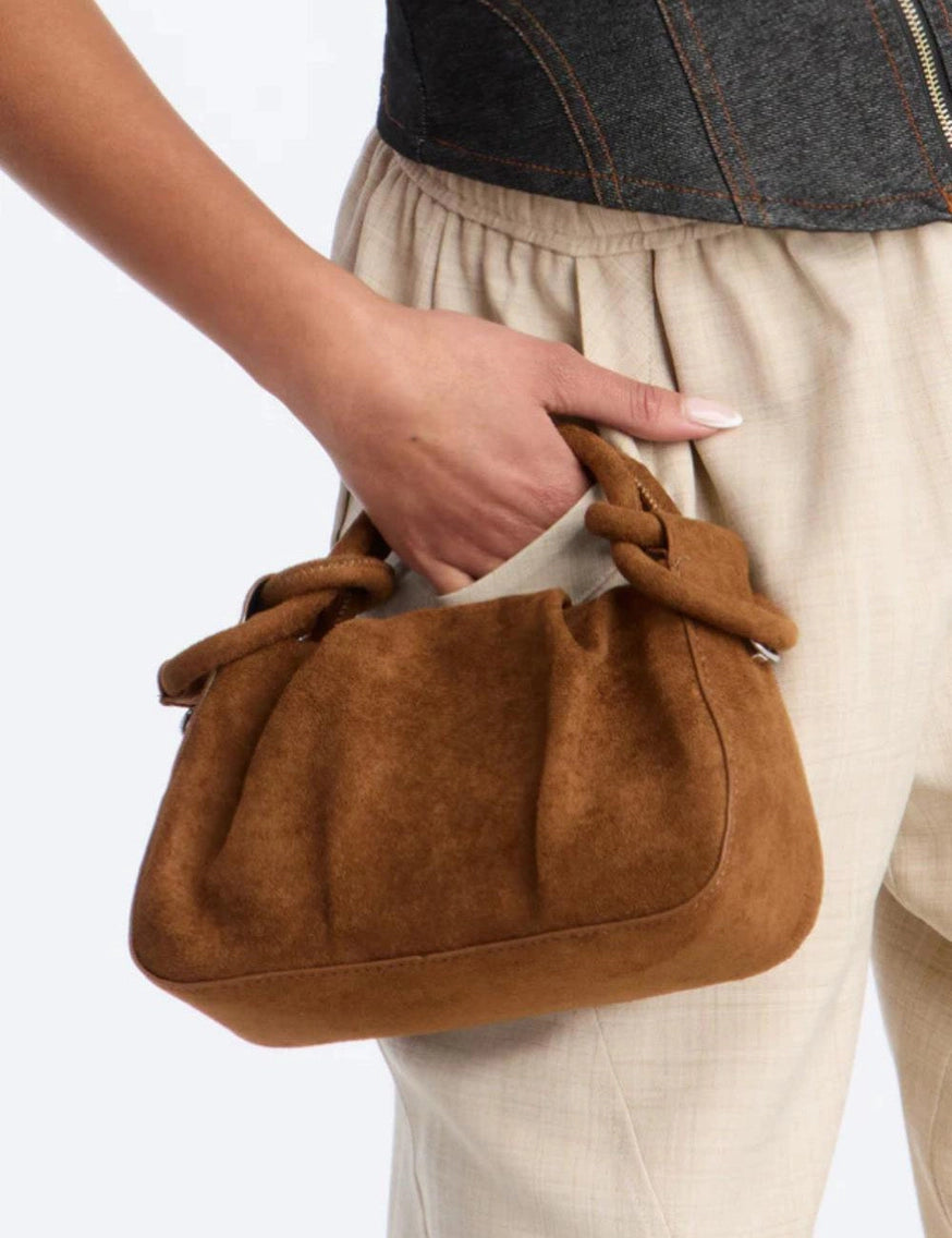 Golden Hour Suede Bag