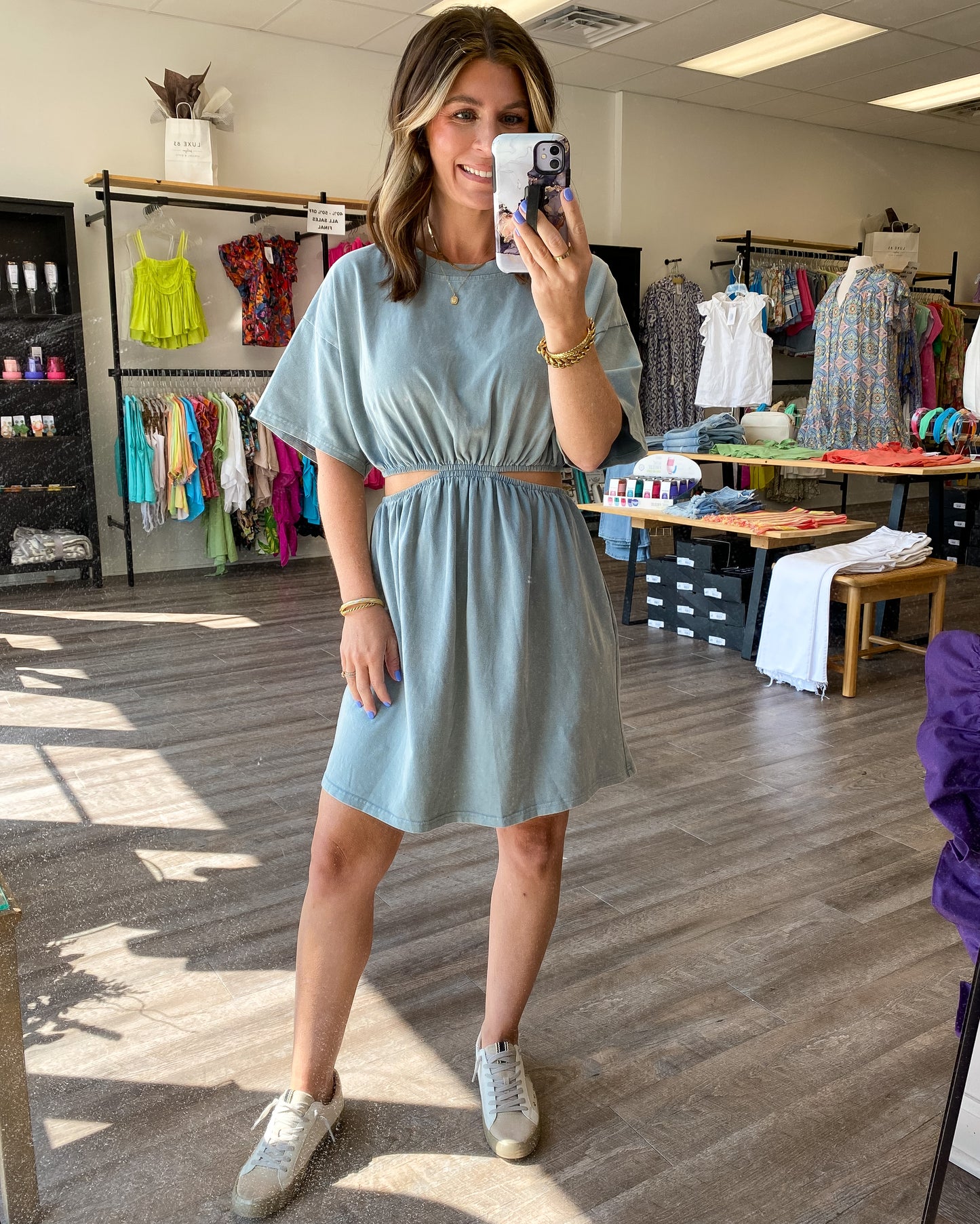 Lainey T Shirt Dress - 2 Colors