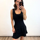 Black Fit-N-Flare Dress