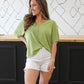 Buttoned Up Basic Top - Final Sale