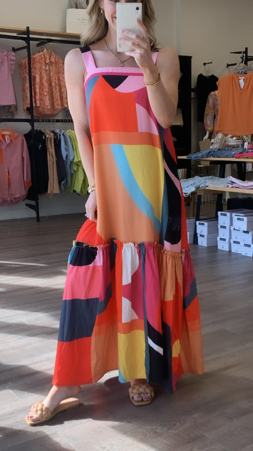 Color Craze Maxi Dress