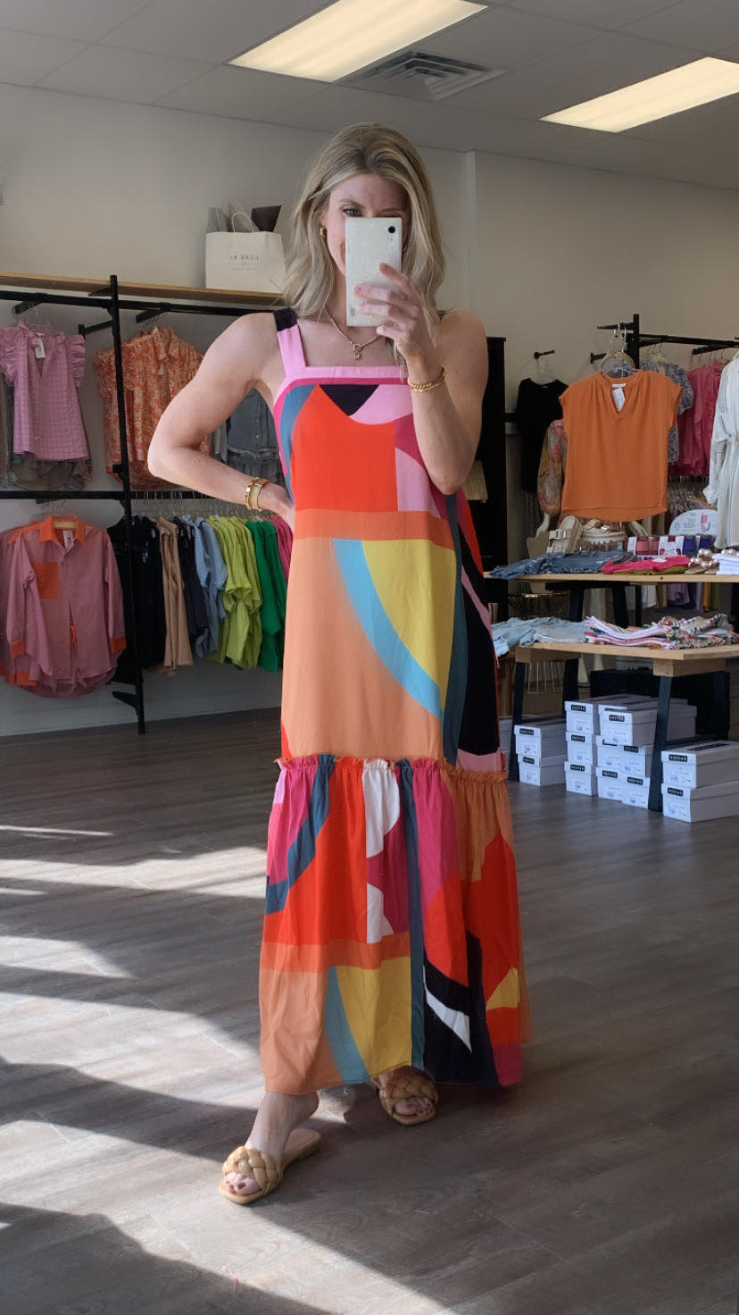 Color Craze Maxi Dress