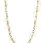 Oval Link Gold Necklace