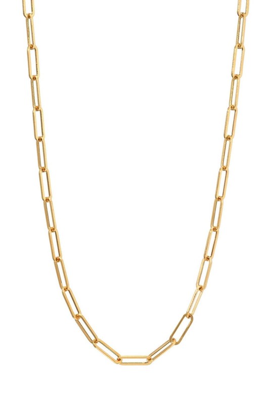 Oval Link Gold Necklace