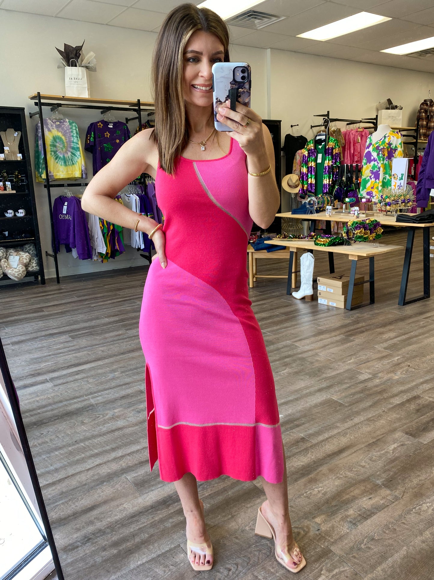 Love You Always Pink Dress